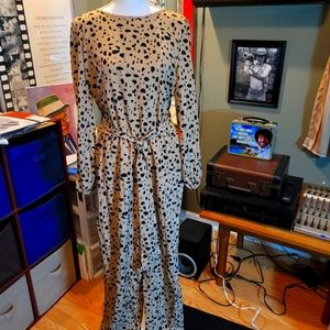 Shein Dalmation patten jumpsuit
